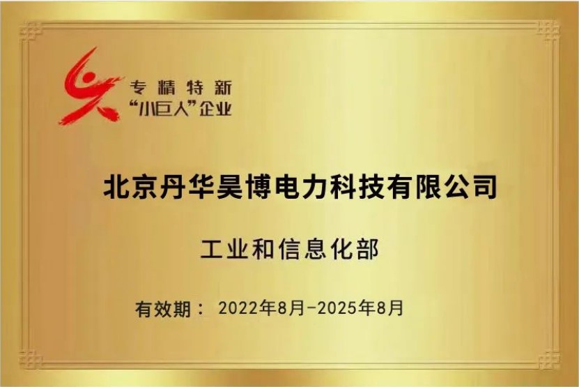 DHHB成功入选国家级“专精特新”小巨人